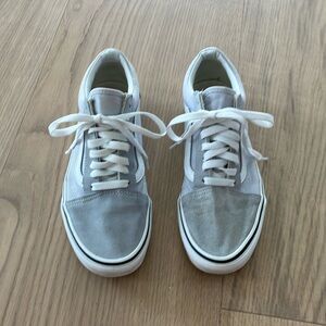 Vans old skool sneaker in grey - size 8 women/6.5 men